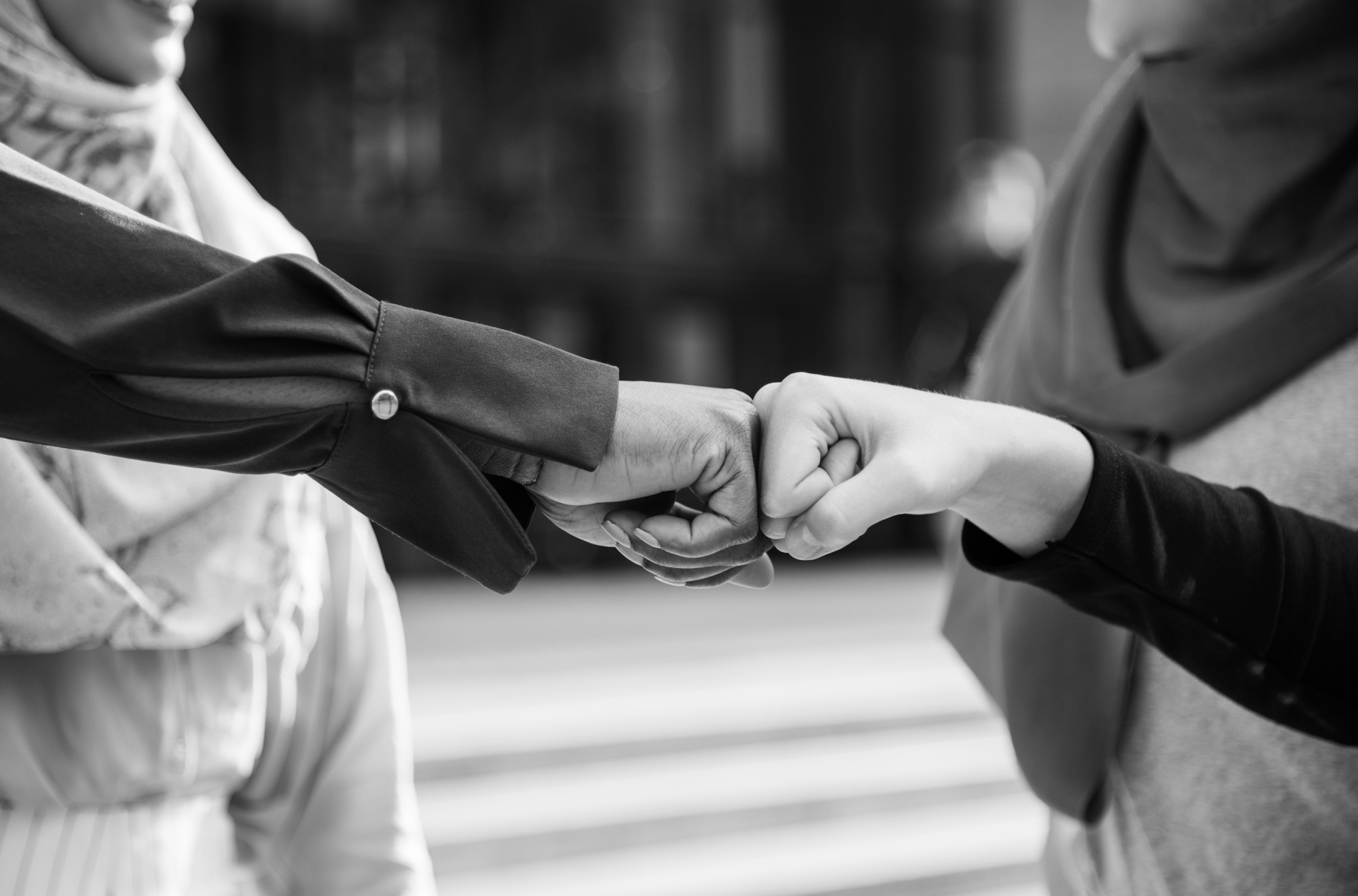 Muslim women learning