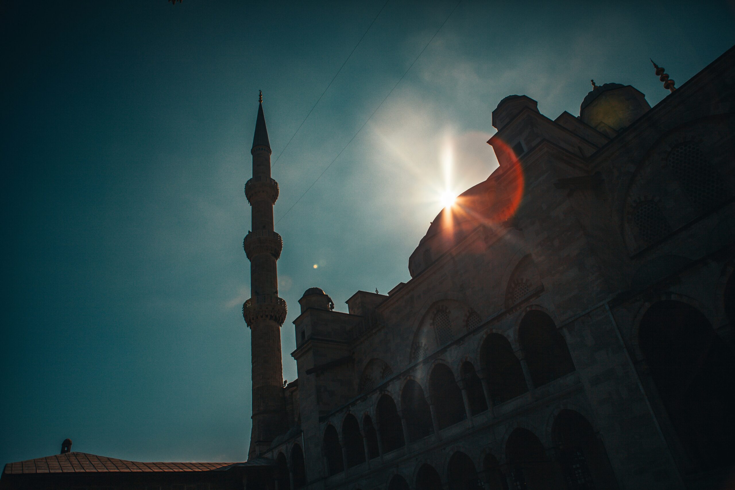 Beautiful Mosque at sunset